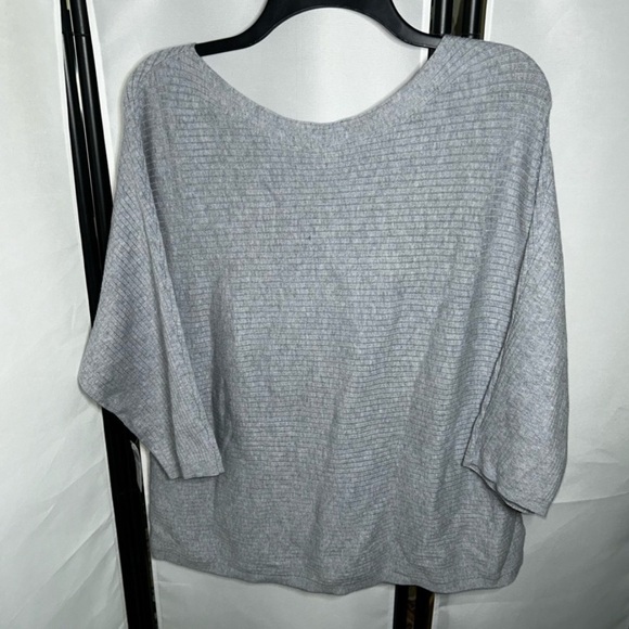 Soma Gray Crew & Scoop Neck Sweater Soft Knit - Picture 4 of 5